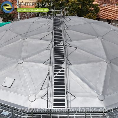 Aluminum Geodesic Dome for Leachate Storage Tanks: Offers a Secure, Chemically-Resistant Cover Essential for Managing Hazardous Landfill Liquids