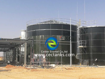 Color Customized Glass Lined Water Storage Tanks Volume Could Be Expanded