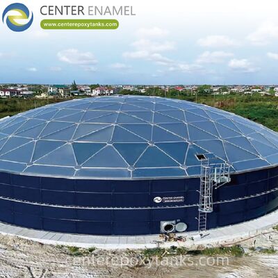 Aluminum Geodesic Dome Roof for Welded Stainless Steel Underground Oil Tanks: Provides a Durable, Corrosion-Resistant Surface Cover for Localized Access and Protection