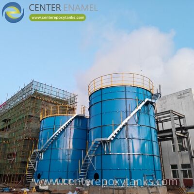 Epoxy Bonded Steel Bolted Tanks as Papermaking Wastewater Tank: Protects against corrosion from aggressive pulping and bleaching fluids.