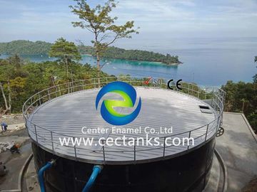 Economical Enamel Tank For Industrial Water Storage / Glass Coated Steel Tanks