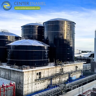 Bolted Steel Tanks as Powder Silos: Features smooth internal surfaces and steep hopper bottoms for efficient powder discharge.