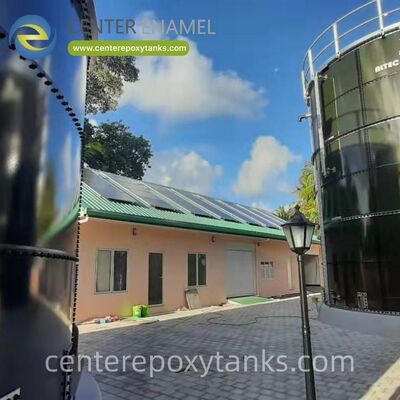 Bolted Steel Tanks as brewery wastewater treatment tank: Optimized to handle high organic loads and acidic cleaning effluents from brewing processes.