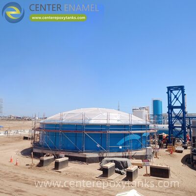 Bolted Steel Tanks as fertilizer storage tanks: Features high-performance internal coatings to prevent corrosion from concentrated chemical salts.