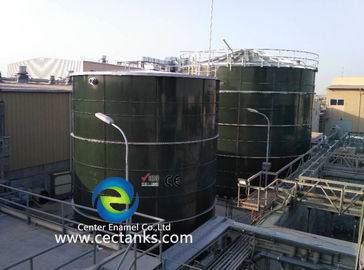 Glass Fused To Steel Bolted Sludge Holding Tanks Superior Anti - Corrosion