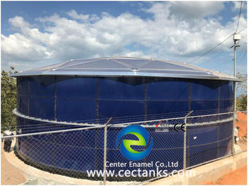 Two - Sided Coating Large Capacity Water Storage Tanks For Irrigation Vertical Enamel
