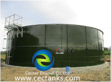 Acid Proof 500000 Gallon Center Enamel Assembly Tank / Glass Lined Steel Tanks