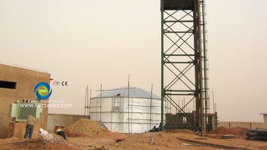 Gas / Liquid Impermeable Fire Protection Storage Tanks With AWWA D103 International Standard