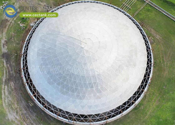 Durable Aluminum Dome Roof with 120 mph Wind Load Tolerance and 50+ Year Service Life for Self-Supporting Structures