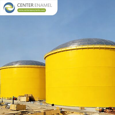 High Corrosion Resistant Aluminium Dome Roof Storage Tank with Quick Field Installation and Clear Span Design