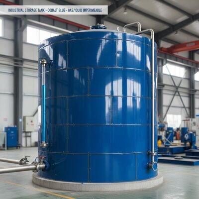 UV Resistant Glass Fused To Steel Tanks RAL5013 Cobalt Blue Gas Liquid Impermeable Suitable For Industrial Storage Needs