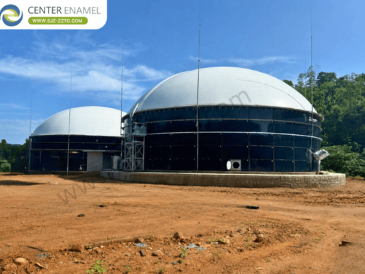 Turnkey Biogas Plant Project Design with GFS Tanks for Indonesia Livestock Manure Treatment