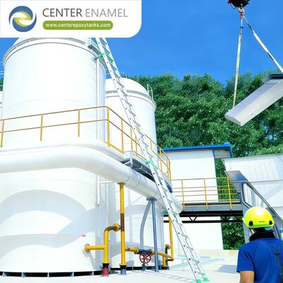 AWWA Leachate Storage Tanks from the Factory