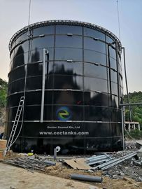 Dark Green Agricultural Water Storage Tanks Bolted Glass - Fused - To - Steel