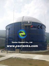 BSCI Waste Water Storage Tanks , Bolted Glass Fused To Steel Wastewater Treatment Tank