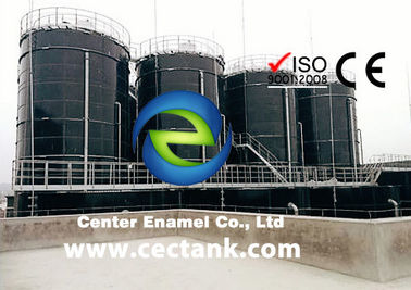 Glass Fused To Steel Bolted Tanks / Biogas Storage Tanks For Plants