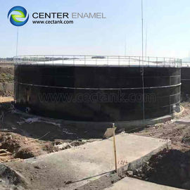 Fabricated Glass Fused Steel Tanks In Customized Sizes For Sewage Treatment