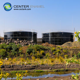 Glass Fused To Steel Liquid Storage Tanks With Porcelain Enamel Coating Process