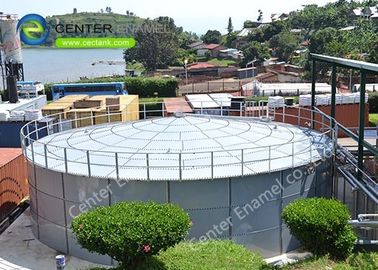 20000 Gallon Glass Fused To Steel Wastewater Treatment Tanks Eco - Friendly
