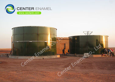 70000 Gallon Glass Lined Steel Irrigation Water Storage Tanks For Agricultural Plant