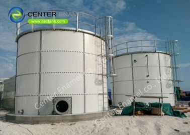 Large Capacity Glass Lined Steel Fire Water Tanks With Double Enamel Coating