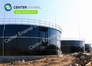 600000 Gallon Bolted Steel Drinking Water Storage Tanks With Aluminum Alloy Trough Deck Roofs