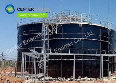 Large Wastewater Treatment Storage Tanks Glass Fused To Steel And Stainless Steel Material