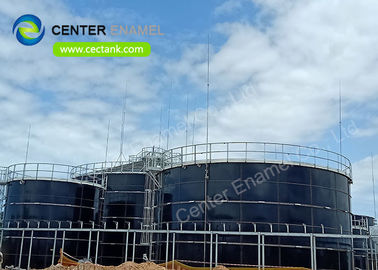 Eco - Friendly Stainless Steel Bolted Tanks / Frac Sand Storage Tanks