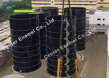 18,000 M3 Glass Fused Steel Tanks For Municipal Wastewater Treatment