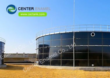 30000 Gallons Glass Fused Steel Tanks / GFS Agriculture Water Tanks For Cow Plant