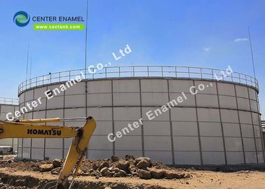 Double Membrane Roof Glass Fused Steel Tanks For Liquid Storage