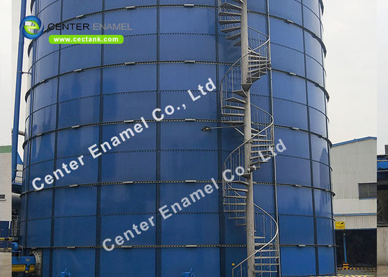 Glass Fused Steel Liquid Storage Tanks For Wastewater Treatment Project