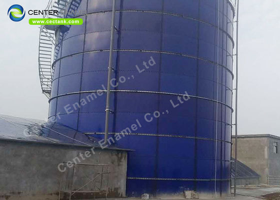 Glass Fused To Steel Water Tank In Municipal Wastewater Treatment Project