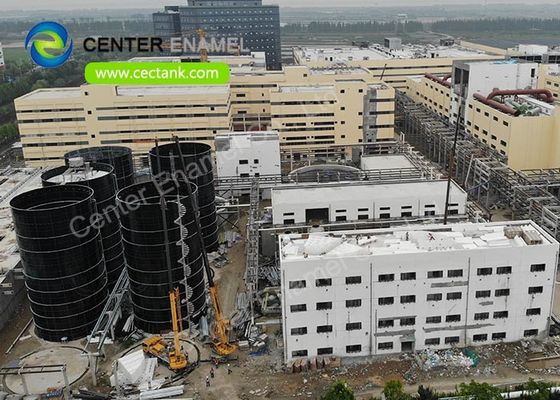 double coating Liquid Storage Tanks With Glass Lined Steel Technology