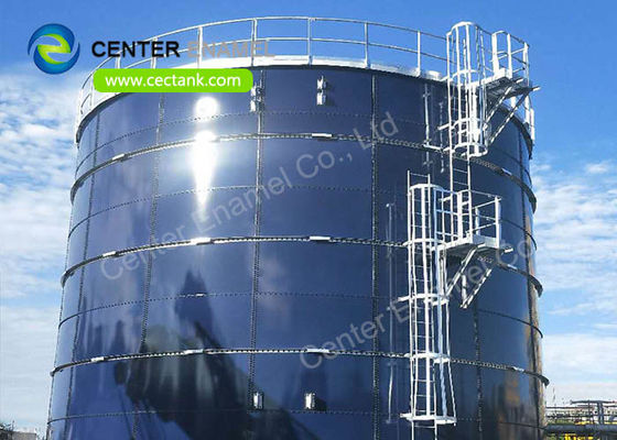 ANSI 61 Commercial Bolted Glass Fused Steel Tanks For Sewage Treatment Plant