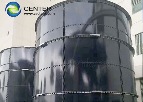 Abrasion Resistance Glass Lined Steel  Industrial Water Tanks For Liquid Storage