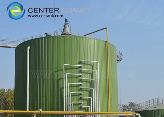 Customized Dark Green Bolted Steel Tanks For Waste Water Storage