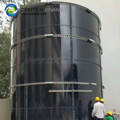 0.35mm Coating 18000m3 Biogas Storage Tank With GRP Roof