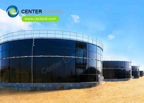 0.4mm Coating Thickness Glass Fused To Steel Water Storage Tanks