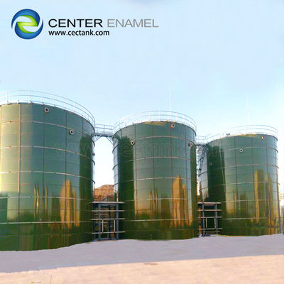 OSHA Glass Fused Steel Storage Tanks For Sewage Treatment