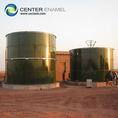 BSCI Stainless Steel Bolted Tanks For Sludge  Slurry Waste Storage In Wastewater Project
