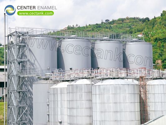 Dry Bulk Storage Stainless Steel Bolted Tanks Gas Impermeable