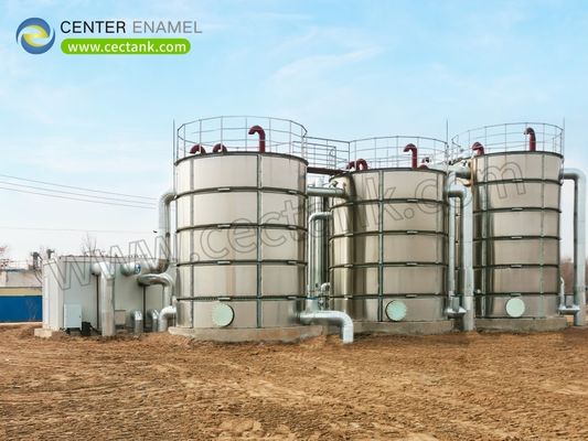 Industry Liquid Storage Stainless Steel Bolted Tanks Impact Resistance