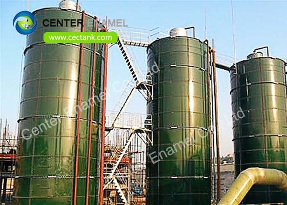 6.0 Mohs Hardness GLS Wastewater Treatment Tanks For Landfill Leachate Storage
