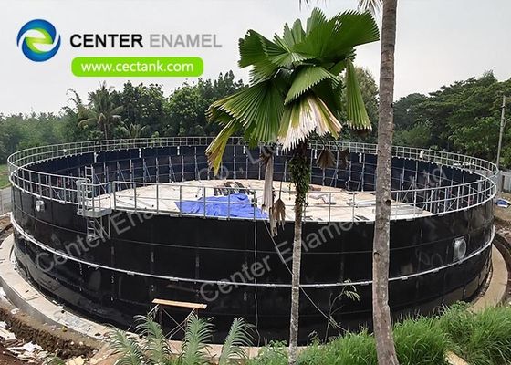 6.0 Mohs Hardness Steel Liquid Storage Tank With Aluminum Dome Roof