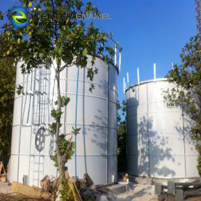 0.25mm Coating Bolted Steel Commercial Water Tanks Dry Bulk Storage