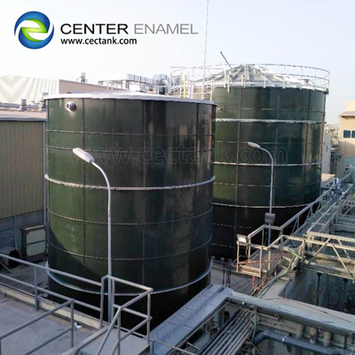 glossy Sludge Storage Tanks In Dairy Industry Wastewater Processing