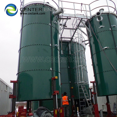 Bolted Steel Agricultural Water Storage Tanks 0.40mm Coating