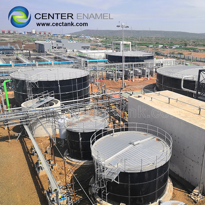Smooth Steel Sludge Storage Tanks For Sewage Treatment Plant