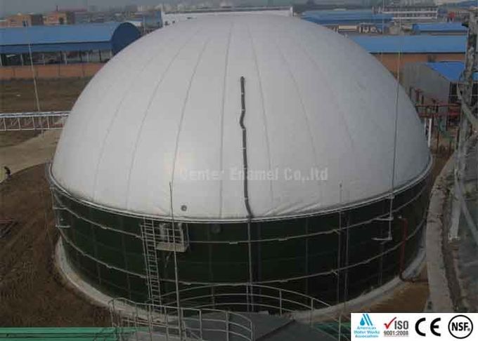 Glass Lined Bolted Anaerobic Digester Tank Easily To Expand / Dismantle And Move 1